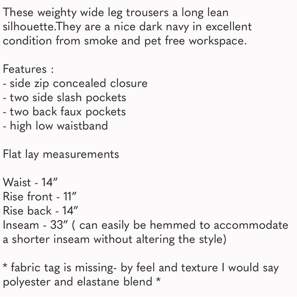 Cabi high Waist Wide Leg Trousers Size 8 - Picture 8 of 8